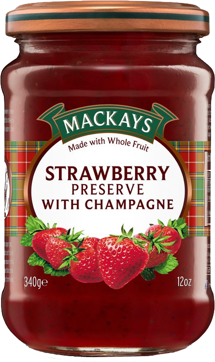 Mackays - Strawberry and Champagne Preserve